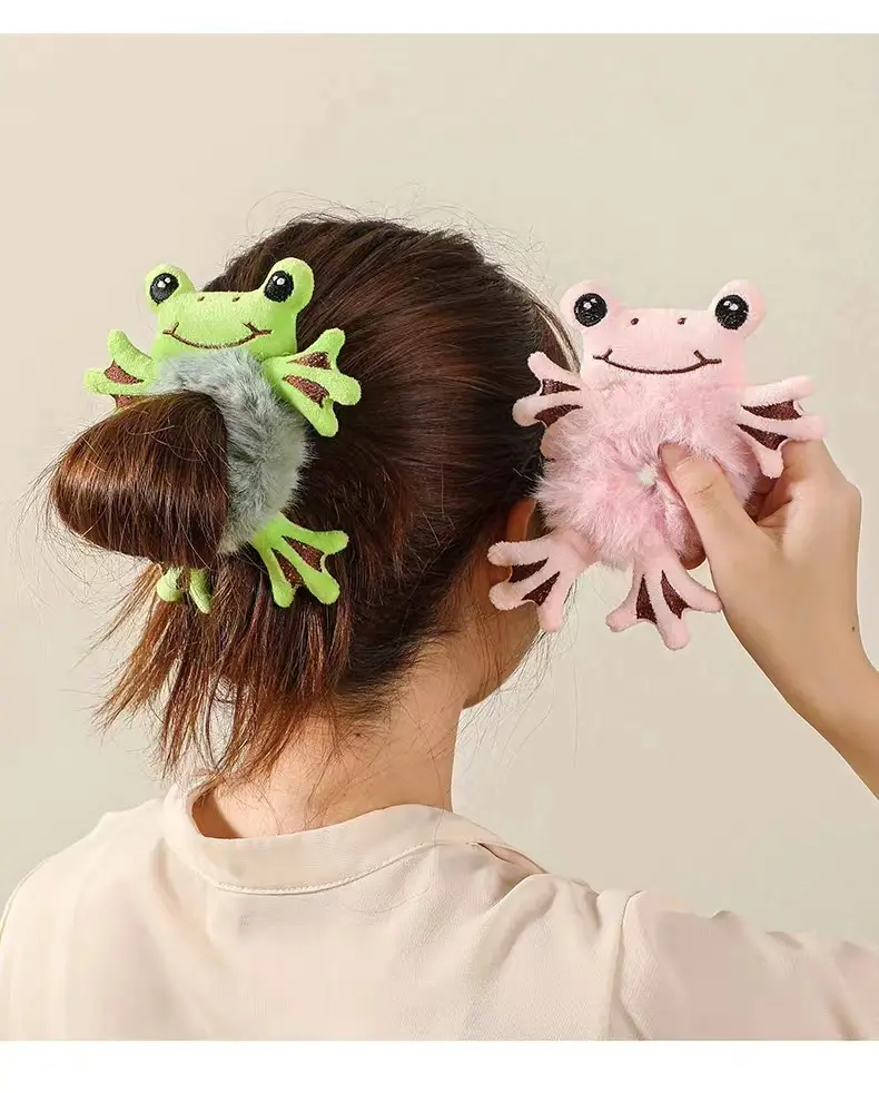 Cute Cartoon Plush Cow Hair Band for Kids — feature 14