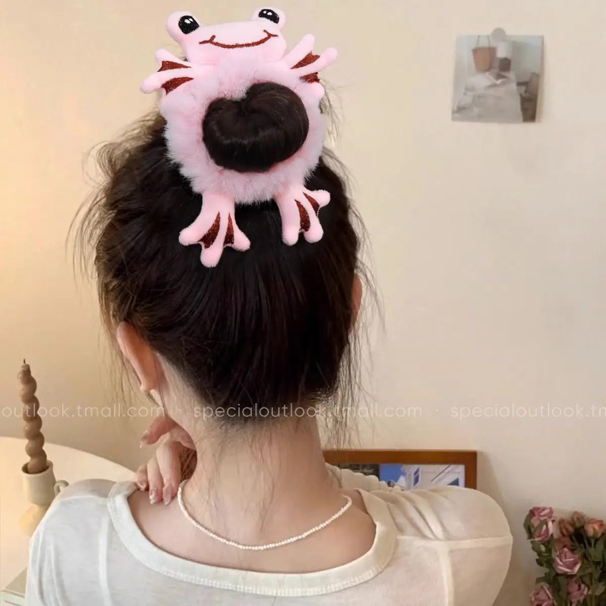 Cute Cartoon Plush Cow Hair Band for Kids — feature 15