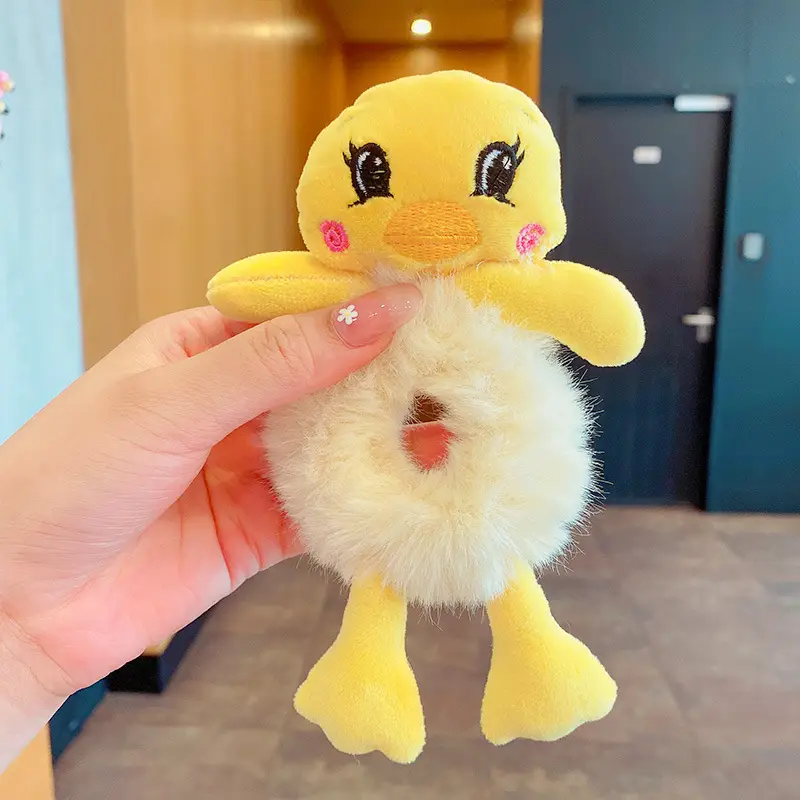 Cute Cartoon Plush Cow Hair Band for Kids