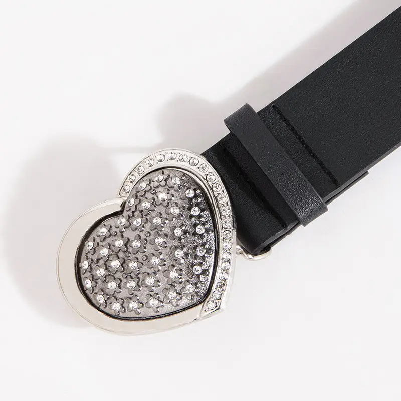 Vintage Heart Carved Belt for Women — feature 7