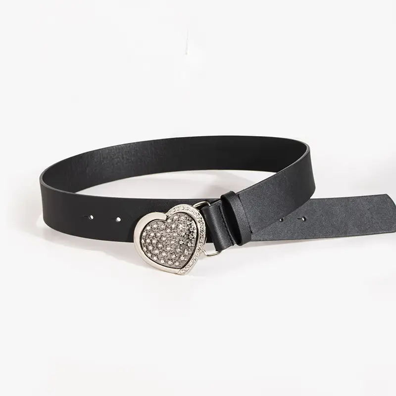 Vintage Heart Carved Belt for Women — feature 8