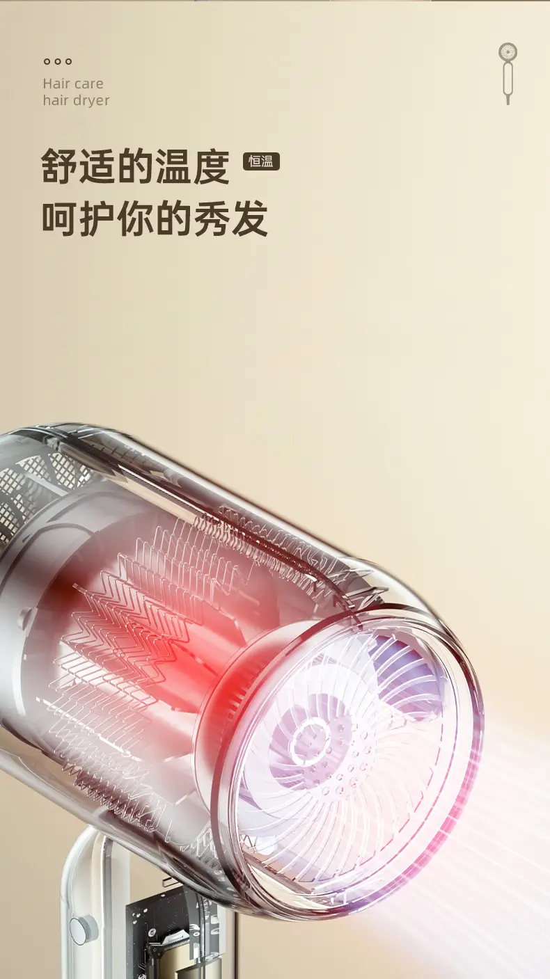 1900W Hair Dryer with EU Plug — feature 15