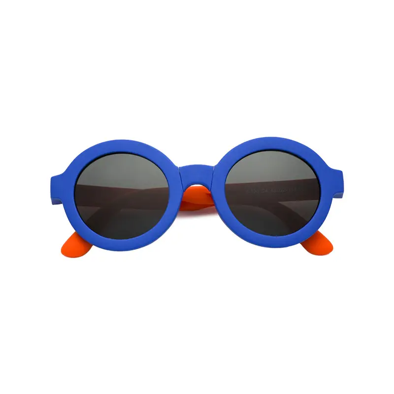 Children's Pink Silicone Sunglasses Ultra Lightweight Portable - Image 3