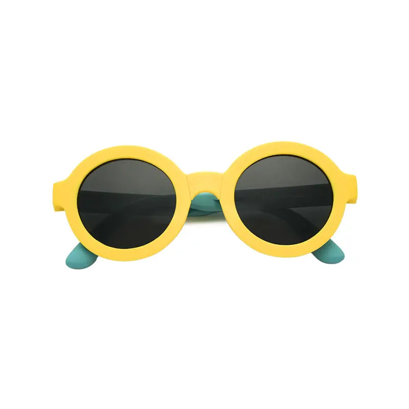 Children's Pink Silicone Sunglasses Ultra Lightweight Portable - Image 4