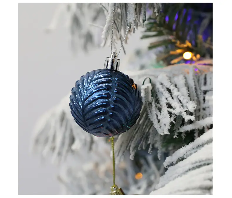 Christmas Ball Decor 4cm6cm8cm Painted Plastic Green — feature 16