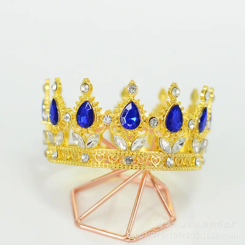 Golden Baroque Crown Crown Wedding Crown Photo Studio Crown - Image 3