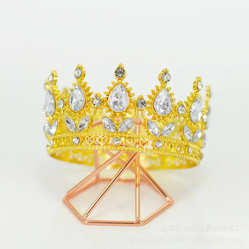 Golden Baroque Crown Crown Wedding Crown Photo Studio Crown - Image 7