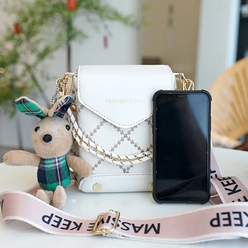 Bags for Women 2025 K-Style New High-End Pu Single Shoulder Crossbody Bag Mobile Phone Bag Versatile Mini Square Bag for Women - Image 9