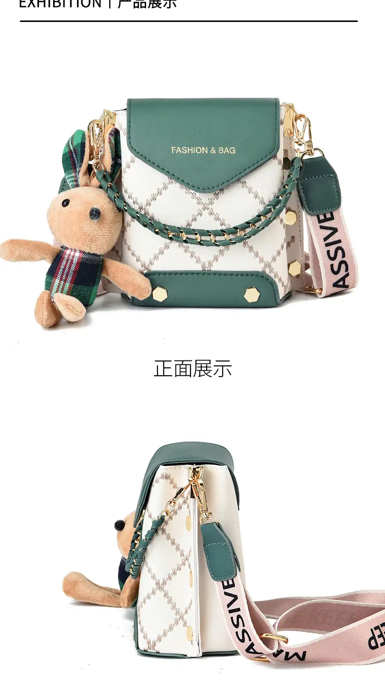 Bags for Women 2025 K-Style New High-End Pu Single Shoulder Crossbody Bag Mobile Phone Bag Versatile Mini Square Bag for Women — feature 17