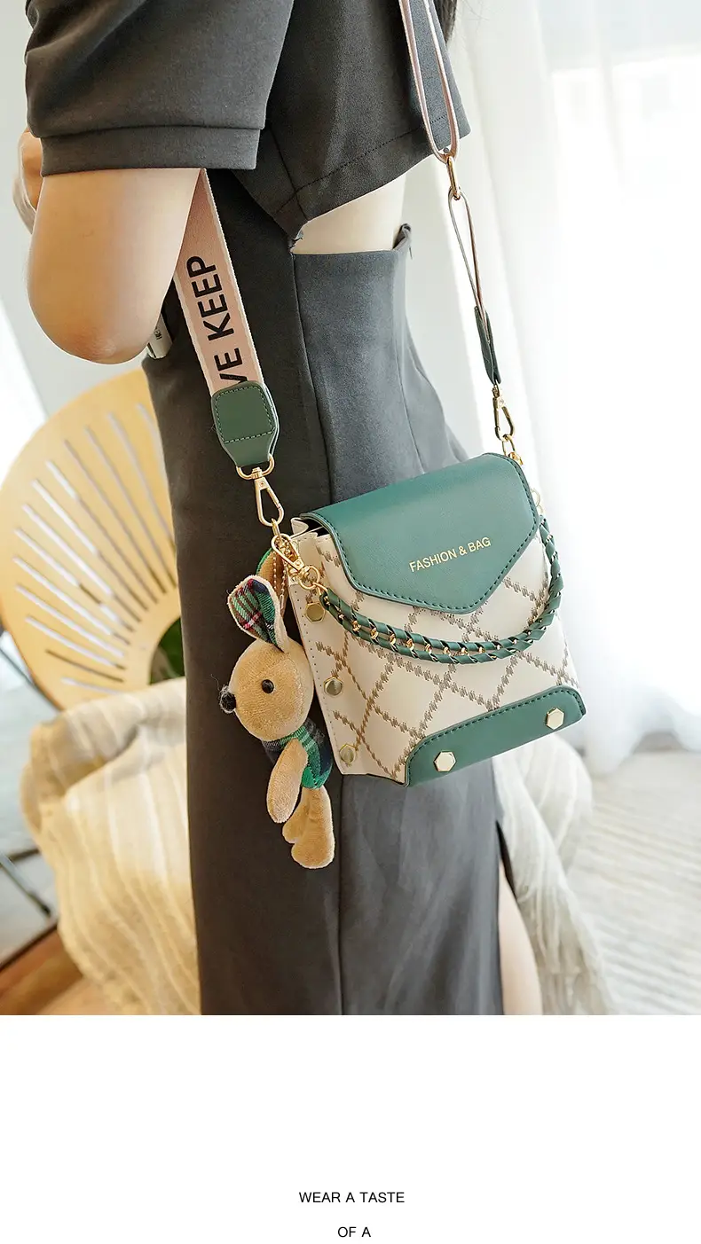 Bags for Women 2025 K-Style New High-End Pu Single Shoulder Crossbody Bag Mobile Phone Bag Versatile Mini Square Bag for Women — feature 2
