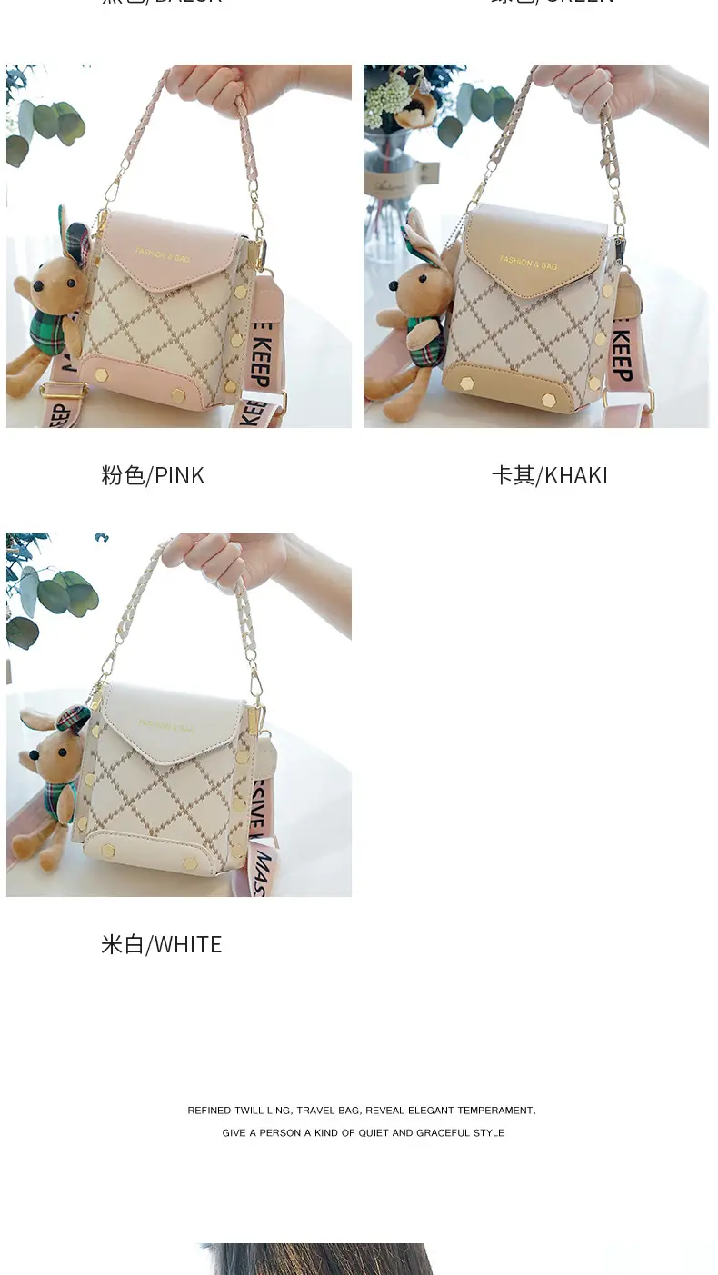 Bags for Women 2025 K-Style New High-End Pu Single Shoulder Crossbody Bag Mobile Phone Bag Versatile Mini Square Bag for Women — feature 5