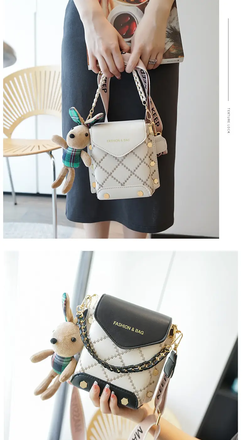 Bags for Women 2025 K-Style New High-End Pu Single Shoulder Crossbody Bag Mobile Phone Bag Versatile Mini Square Bag for Women — feature 7