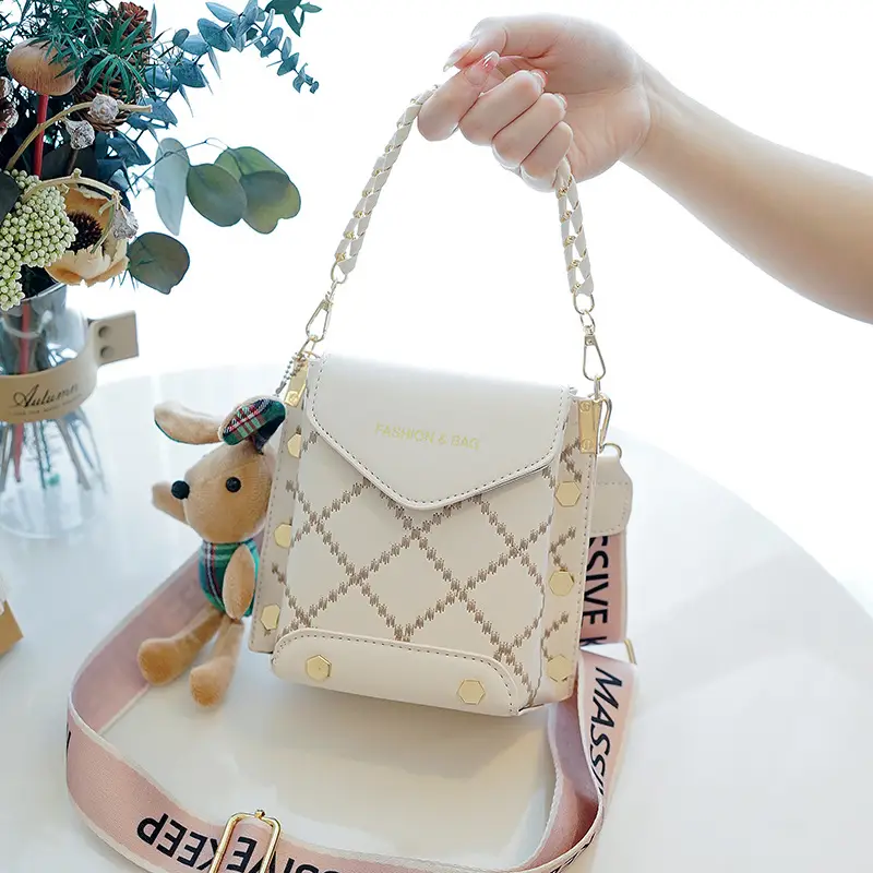 Bags for Women 2025 K-Style New High-End Pu Single Shoulder Crossbody Bag Mobile Phone Bag Versatile Mini Square Bag for Women - Image 5