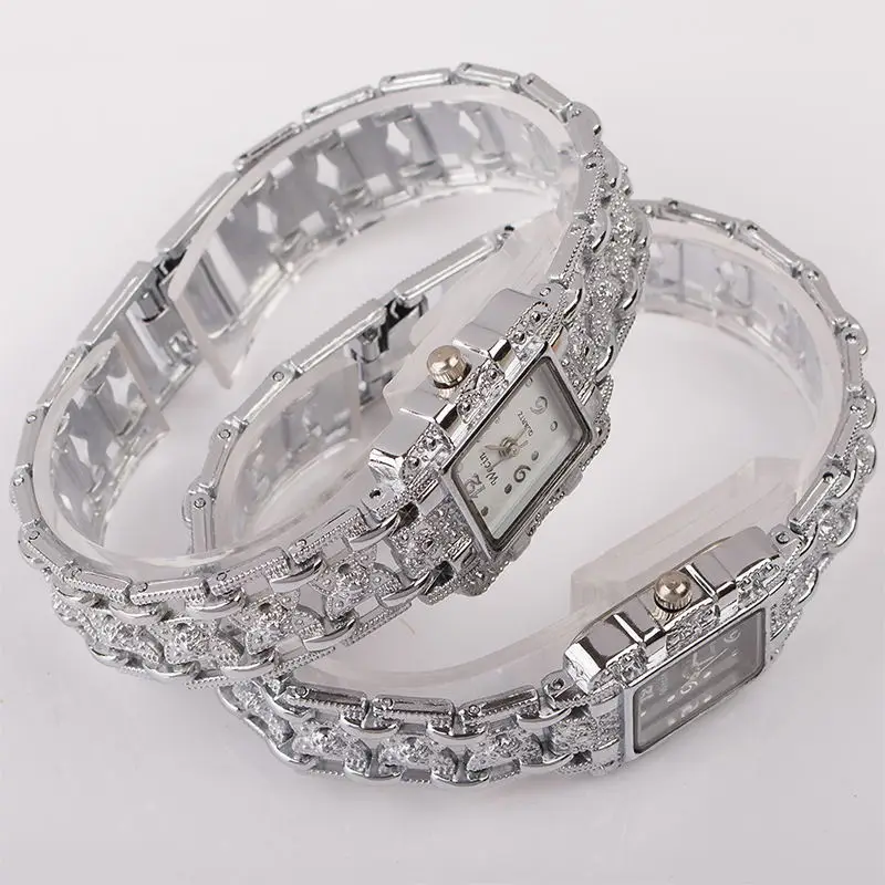 High-End Women's Rhinestone Bracelet Watches Set — feature 3