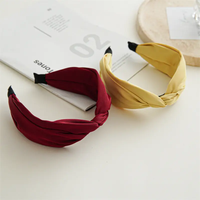 Satin Cross Skull Headband Women's Hairpin Wholesale - Image 8