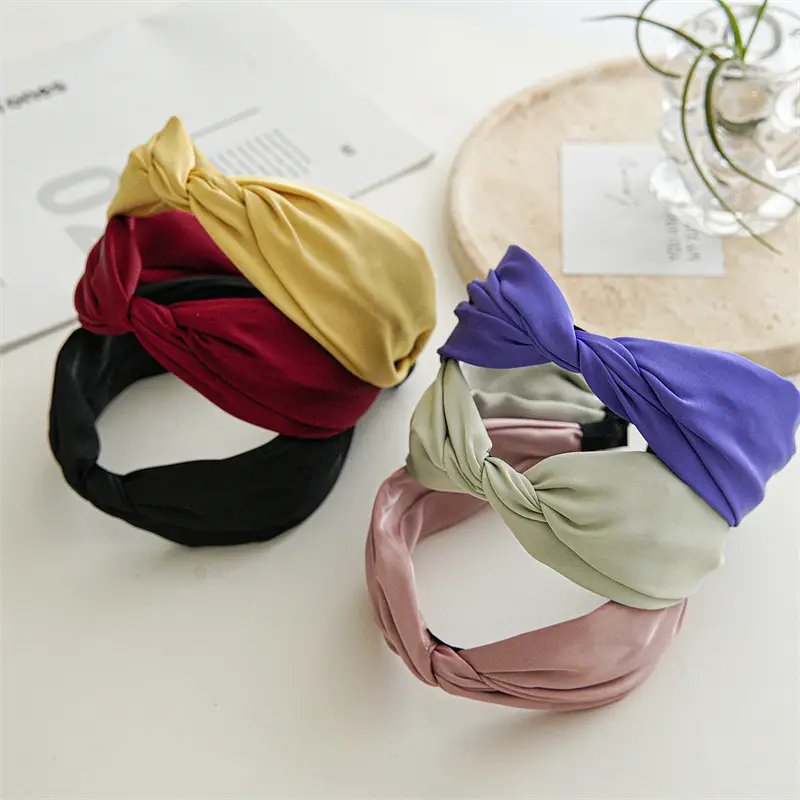 Satin Cross Skull Headband Women's Hairpin Wholesale — feature 4