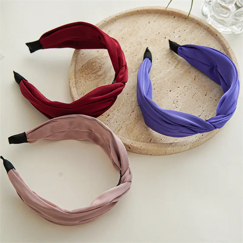 Satin Cross Skull Headband Women's Hairpin Wholesale — feature 6