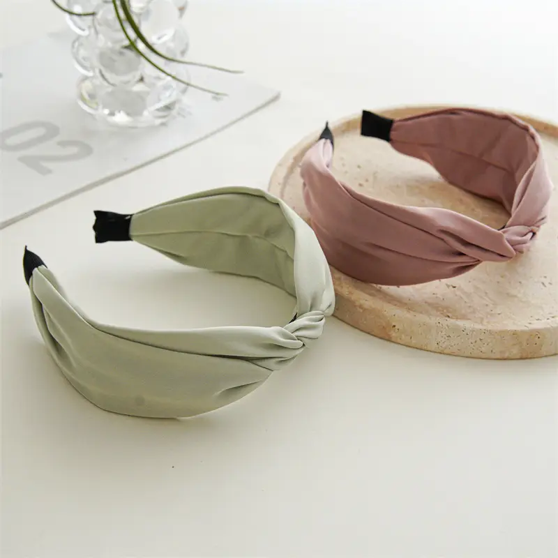 Satin Cross Skull Headband Women's Hairpin Wholesale — feature 9