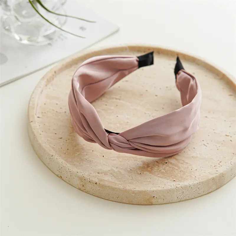 Satin Cross Skull Headband Women's Hairpin Wholesale - Image 3
