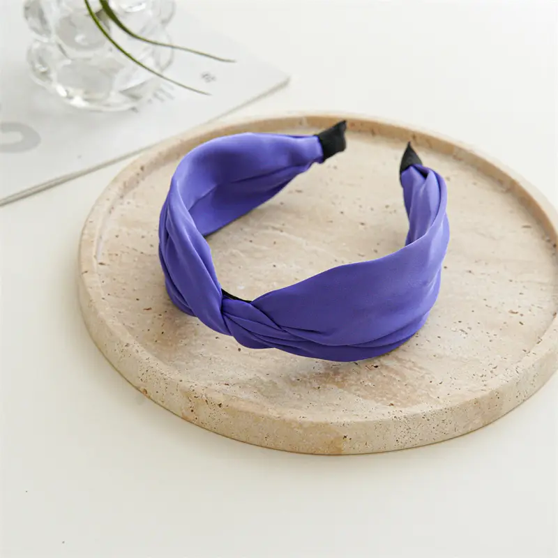 Satin Cross Skull Headband Women's Hairpin Wholesale - Image 4