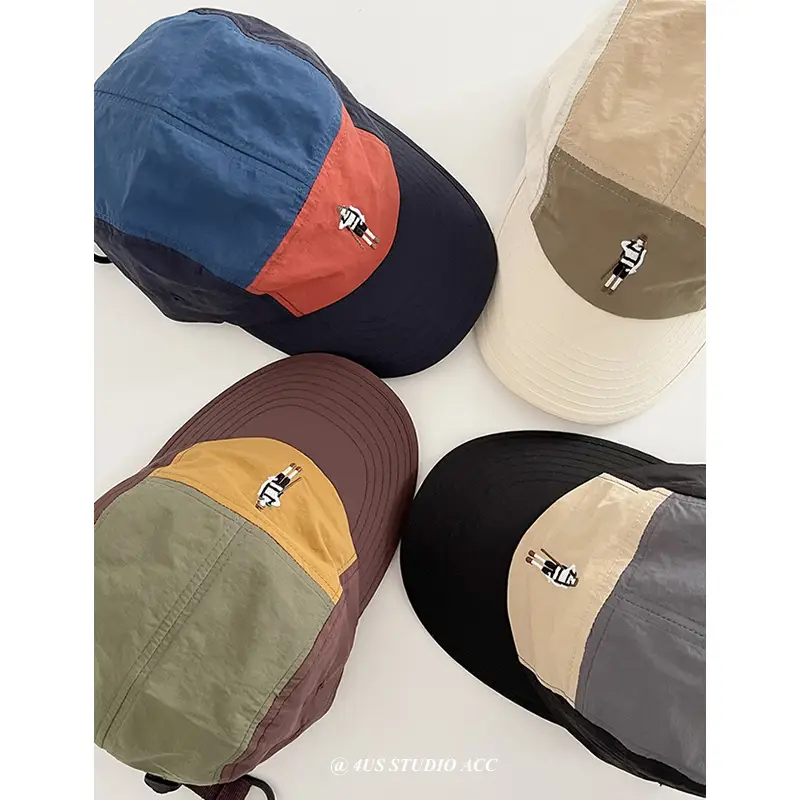 Women's Beige Baseball Cap with Retro Design - Image 6