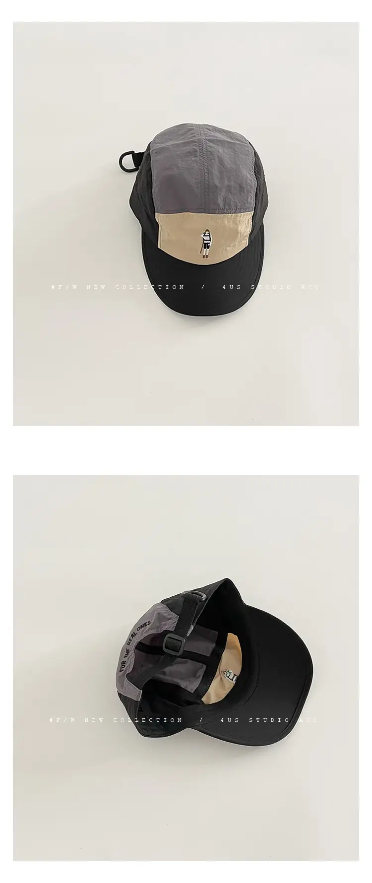 Women's Beige Baseball Cap with Retro Design — feature 7