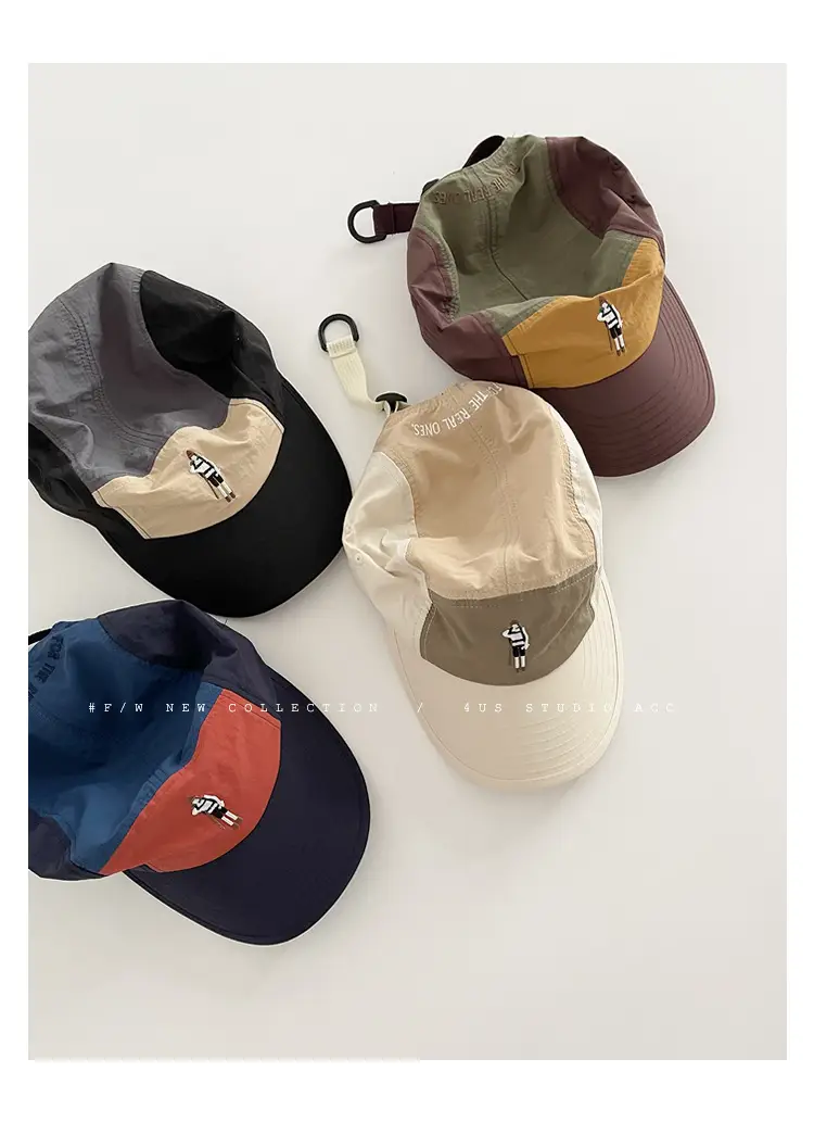 Women's Beige Baseball Cap with Retro Design — feature 8