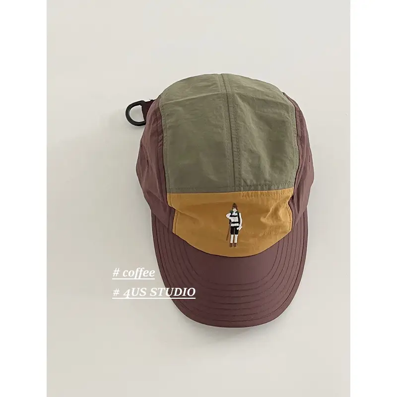 Women's Beige Baseball Cap with Retro Design - Image 3