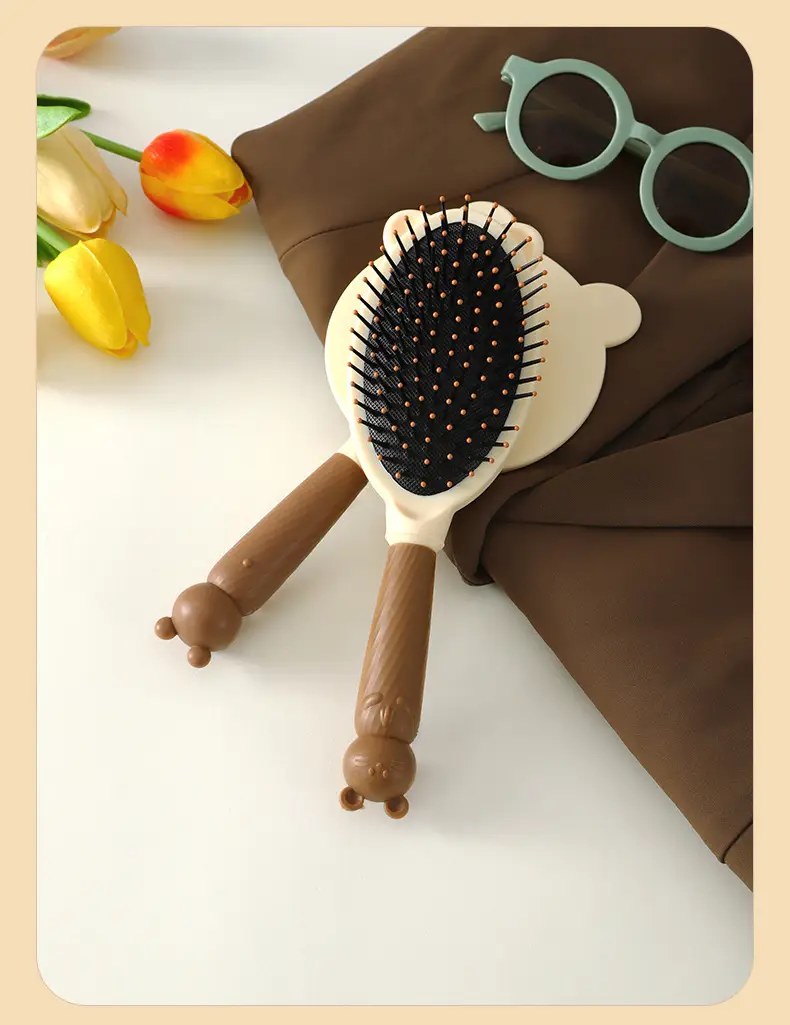 Soft Cat Mirror Comb Mirror Set for Women — feature 11