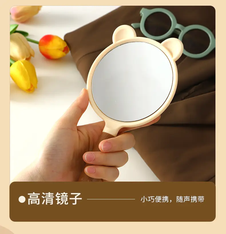 Soft Cat Mirror Comb Mirror Set for Women — feature 8
