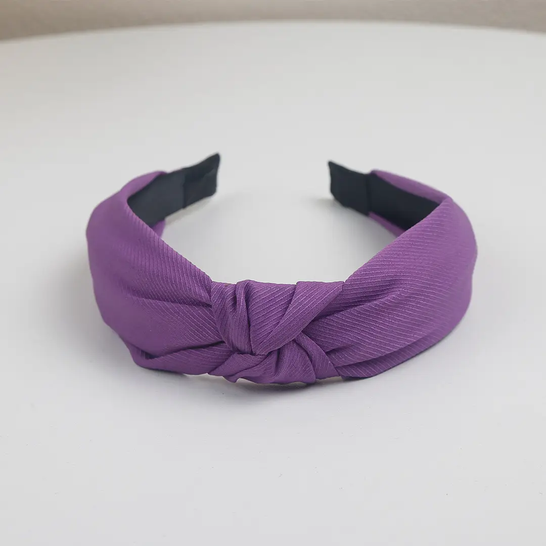 Grey Knotted Hairpin Headband for Women - Image 3