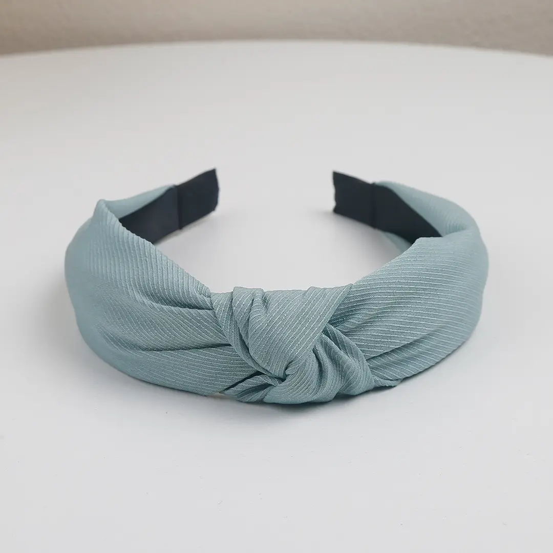 Grey Knotted Hairpin Headband for Women - Image 4