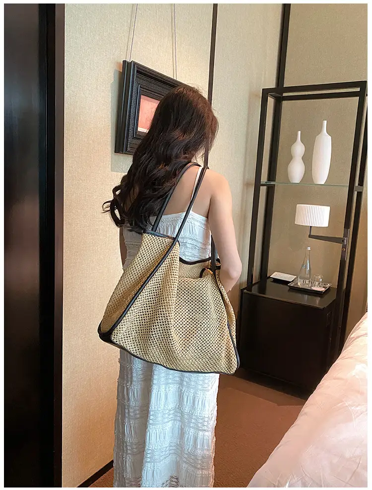 Women Straw Woven Tote Bag Large Capacity 2023 — feature 20