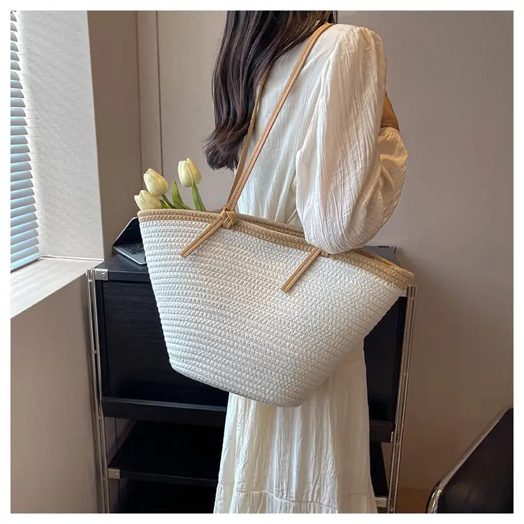 Women Straw Bag Large Capacity 2023 Summer — feature 18