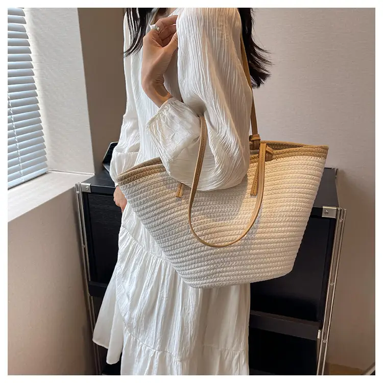 Women Straw Bag Large Capacity 2023 Summer — feature 19