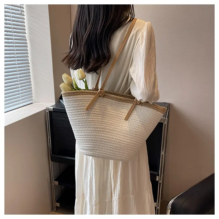 Women Straw Bag Large Capacity 2023 Summer — feature 20