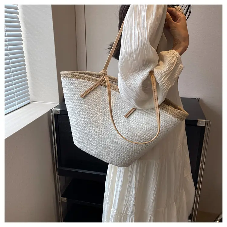 Women Straw Bag Large Capacity 2023 Summer — feature 21