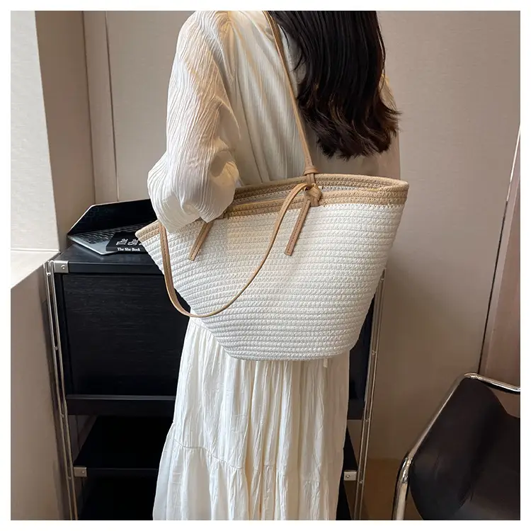 Women Straw Bag Large Capacity 2023 Summer — feature 22