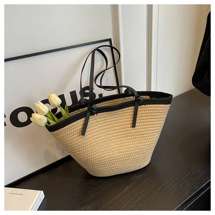 Women Straw Bag Large Capacity 2023 Summer — feature 8