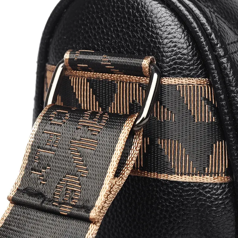 Black Diamond Embroidered Women's Shoulder Crossbody Bag - Image 7