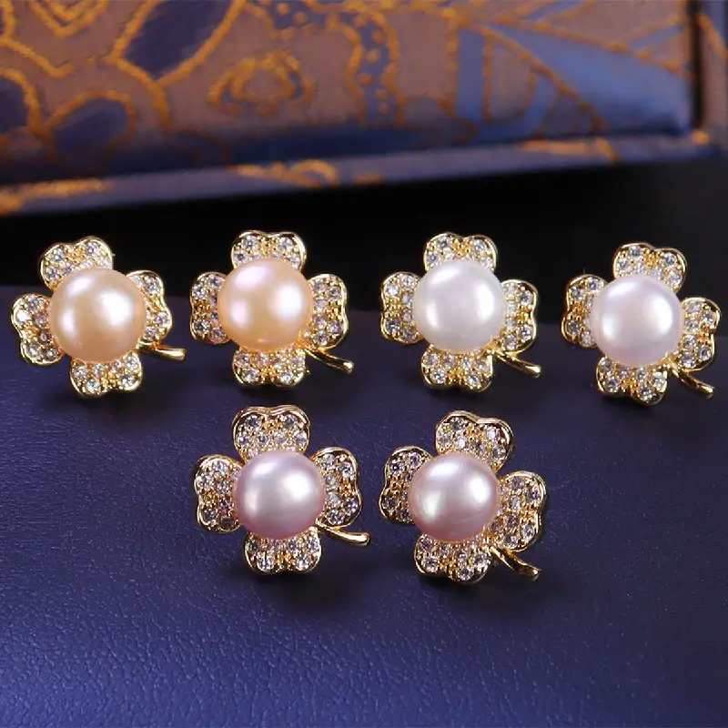 S925 Silver Pearl Earrings for Women - Image 3