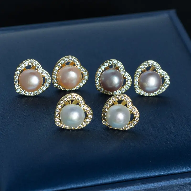 S925 Silver Pearl Earrings for Women - Image 5