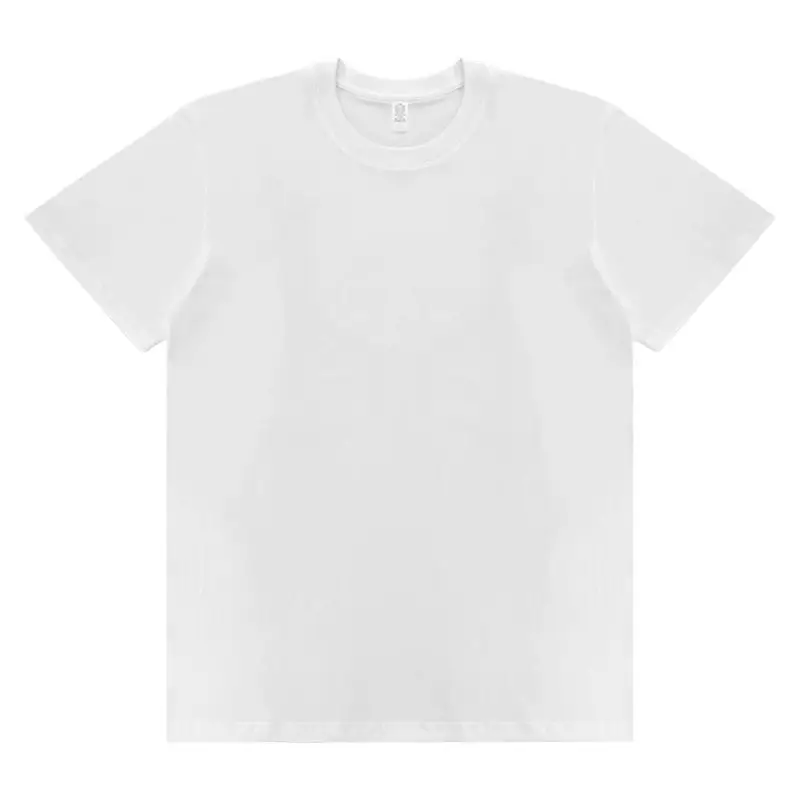 180g 26 Combed Cotton White T-Shirt Small - Image 7