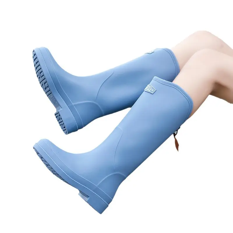 Cross-Border Fashion Rain Boots for Women, Medium and High Water Shoes, Korean Student Rain Boots, Women's Waterproof Outdoor Work Rubber Shoes, High Tube - Image 8