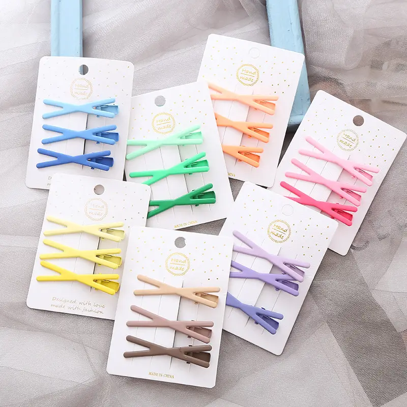 Cute Purple Hair Clips 3-Piece Set for Girls - Image 8
