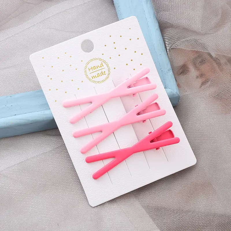 Cute Purple Hair Clips 3-Piece Set for Girls — feature 9