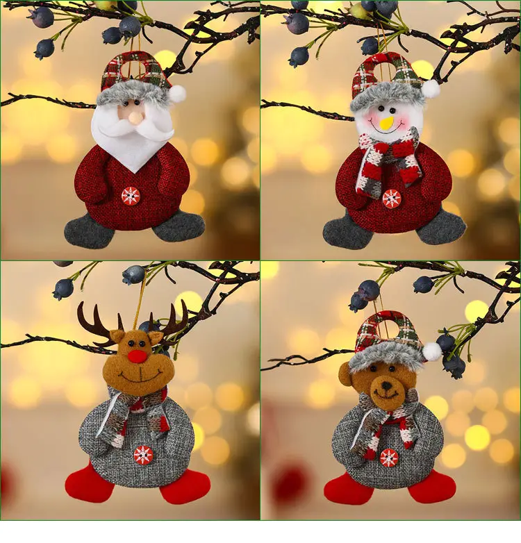 Christmas Teddy Bear Pendant Set for Winter Decor — feature 13