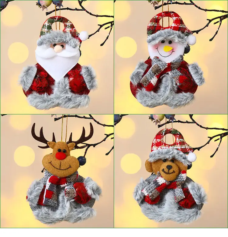 Christmas Teddy Bear Pendant Set for Winter Decor — feature 17
