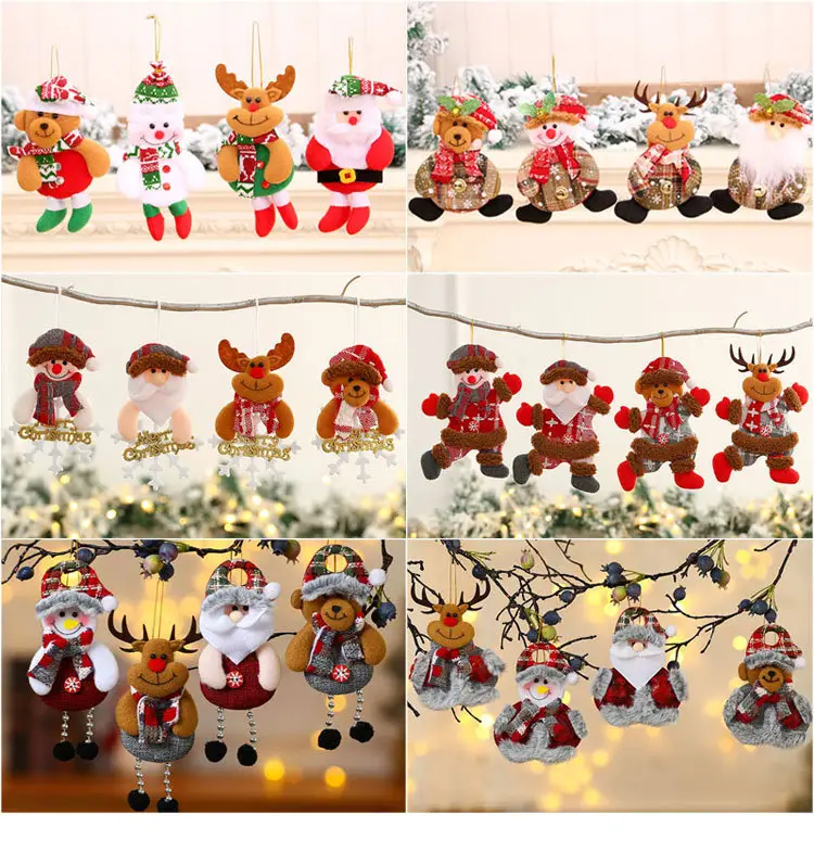 Christmas Teddy Bear Pendant Set for Winter Decor — feature 2