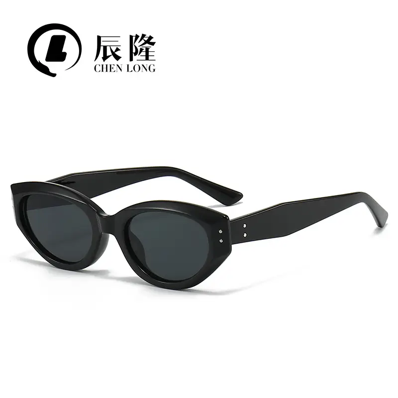 Women's Retro Cat's Eye Sunglasses Yellow Brown - Image 11